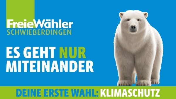 Es geht nur Miteinander –  Klimaschutz!